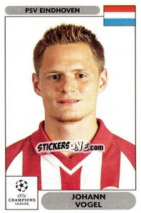 Sticker Johann Vogel - UEFA Champions League 2000-2001 - Panini