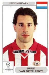 Sticker Ruud van Nistelrooy - UEFA Champions League 2000-2001 n. 284 - Panini