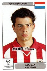 Sticker Mateja Kezman - UEFA Champions League 2000-2001 n. 285 - Panini