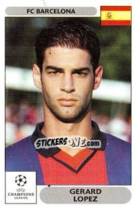 Sticker Gerard Lopez - UEFA Champions League 2000-2001 n. 296 - Panini