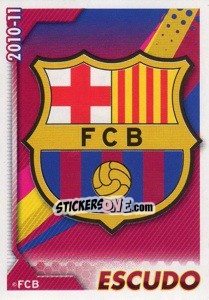 Sticker Logo - FC Barcelona 2010-2011 n. 1 - Panini