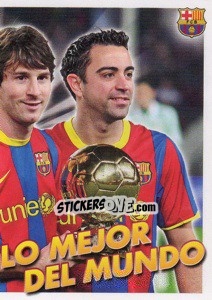 Cromo Lo Mejor del Mundo (2 of 2) - FC Barcelona 2010-2011 - Panini