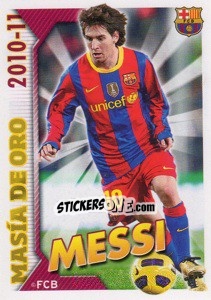 Sticker Messi - FC Barcelona 2010-2011 n. 5 - Panini