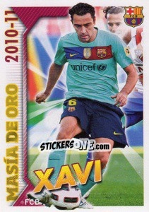 Sticker Xavi - FC Barcelona 2010-2011 n. 6 - Panini
