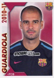 Sticker Guardiola - FC Barcelona 2010-2011 - Panini