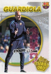 Sticker Guardiola (Serie Oro) (2 of 2) - FC Barcelona 2010-2011 - Panini