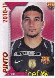 Sticker Pinto - FC Barcelona 2010-2011 n. 20 - Panini
