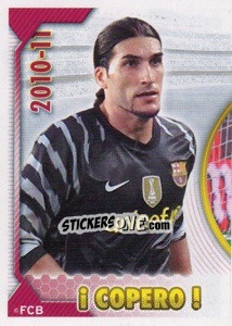 Sticker Pinto (Serie Oro) (! Copero !) (1 of 2) - FC Barcelona 2010-2011 n. 24 - Panini