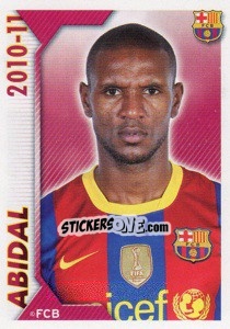 Sticker Abidal - FC Barcelona 2010-2011 - Panini