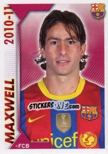 Sticker Maxwell - FC Barcelona 2010-2011 n. 56 - Panini