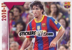 Sticker Maxwell in action (1 of 2) - FC Barcelona 2010-2011 n. 57 - Panini
