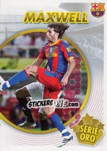Sticker Maxwell (Serie Oro) (2 of 2) - FC Barcelona 2010-2011 n. 61 - Panini