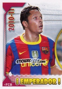 Sticker Adriano Correia (Serie Oro) (! Emperador !) (1 of 2) - FC Barcelona 2010-2011 n. 66 - Panini