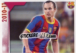 Cromo A.Iniesta in action (1 of 2)