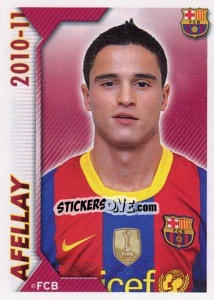 Sticker Afellay - FC Barcelona 2010-2011 n. 98 - Panini