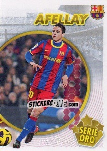 Sticker Afellay (Serie Oro) (2 of 2) - FC Barcelona 2010-2011 n. 103 - Panini