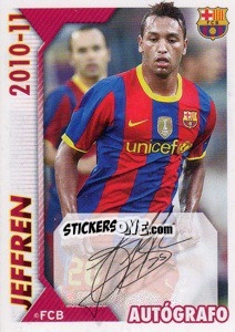 Sticker Jeffren (autografo)