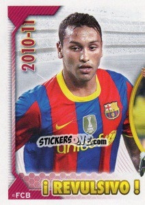 Figurina Jeffren (Serie Oro) (! Revulsivo !) (1 of 2) - FC Barcelona 2010-2011 - Panini