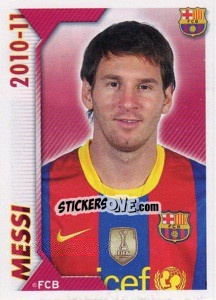 Sticker Messi - FC Barcelona 2010-2011 n. 116 - Panini