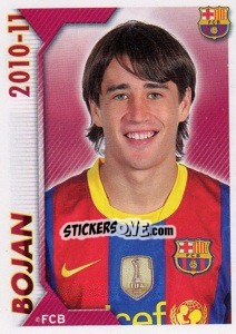 Cromo Bojan - FC Barcelona 2010-2011 n. 128 - Panini