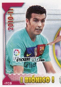 Sticker Pedro (Serie Oro) (! Bionico !) (1 of 2) - FC Barcelona 2010-2011 - Panini
