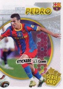 Cromo Pedro (Serie Oro) (2 of 2) - FC Barcelona 2010-2011 - Panini