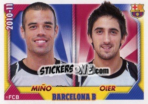 Sticker Mino / Oier - FC Barcelona 2010-2011 n. 143 - Panini