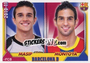 Sticker Masip / Martin Montoya - FC Barcelona 2010-2011 n. 144 - Panini