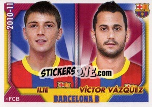 Figurina Ilie / Victor Vazquez - FC Barcelona 2010-2011 - Panini