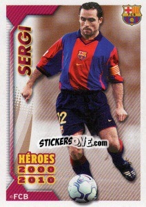 Sticker Sergi - FC Barcelona 2010-2011 n. 155 - Panini