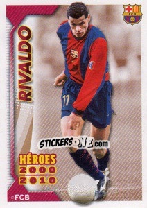 Cromo Rivaldo - FC Barcelona 2010-2011 - Panini