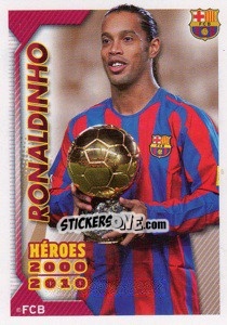 Sticker Ronaldinho - FC Barcelona 2010-2011 n. 159 - Panini