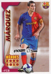 Figurina Rafael Marquez - FC Barcelona 2010-2011 - Panini