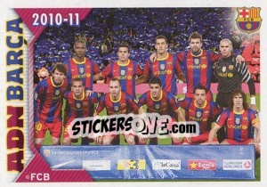 Cromo Team (Liga de Campeones) - FC Barcelona 2010-2011 - Panini