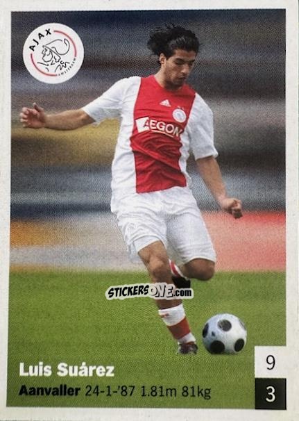 Sticker Luis Suarez - Eredivisie 2008-2009 n. 28 - Ah