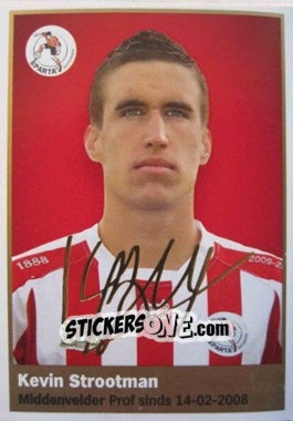 Sticker Kevin Strootman - Eredivisie 2009-2010 n. 192 - Ah
