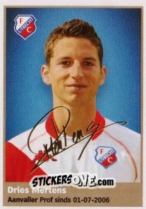 Sticker Dries Mertens - Eredivisie 2009-2010 n. 224 - Ah