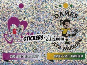 Sticker Dames Zulte Waregem (Embleem) - Football Belgium 2010-2011 - Panini