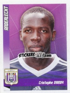 Sticker Diandy - Football Belgium 2010-2011 - Panini