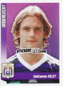 Sticker Guillaume Gillet - Football Belgium 2010-2011 - Panini
