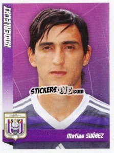 Sticker Matias Suarez - Football Belgium 2010-2011 n. 28 - Panini