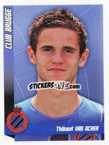 Figurina Van Acker - Football Belgium 2010-2011 n. 77 - Panini