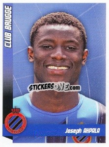 Figurina Akpala - Football Belgium 2010-2011 n. 82 - Panini