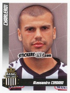 Sticker Cordaro - Football Belgium 2010-2011 n. 100 - Panini