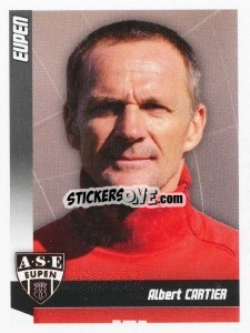 Sticker Cartier(Entraineur) - Football Belgium 2010-2011 - Panini