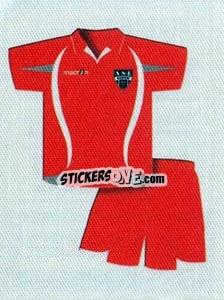 Figurina Team kit(out) - Football Belgium 2010-2011 - Panini