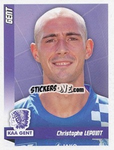 Sticker Lepoint - Football Belgium 2010-2011 n. 186 - Panini