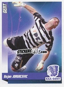 Sticker Jorgacevic(Top joueur) - Football Belgium 2010-2011 - Panini