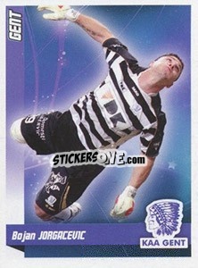 Sticker Jorgacevic(Top joueur) - Football Belgium 2010-2011 n. 190 - Panini
