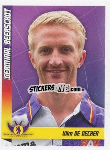 Sticker De Decker - Football Belgium 2010-2011 - Panini